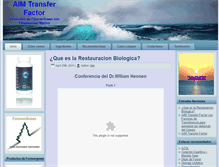 Tablet Screenshot of aim-transferfactor.natursolmar.com
